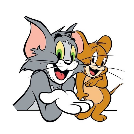 Tom ve Jerry Okul Etiketi Seti