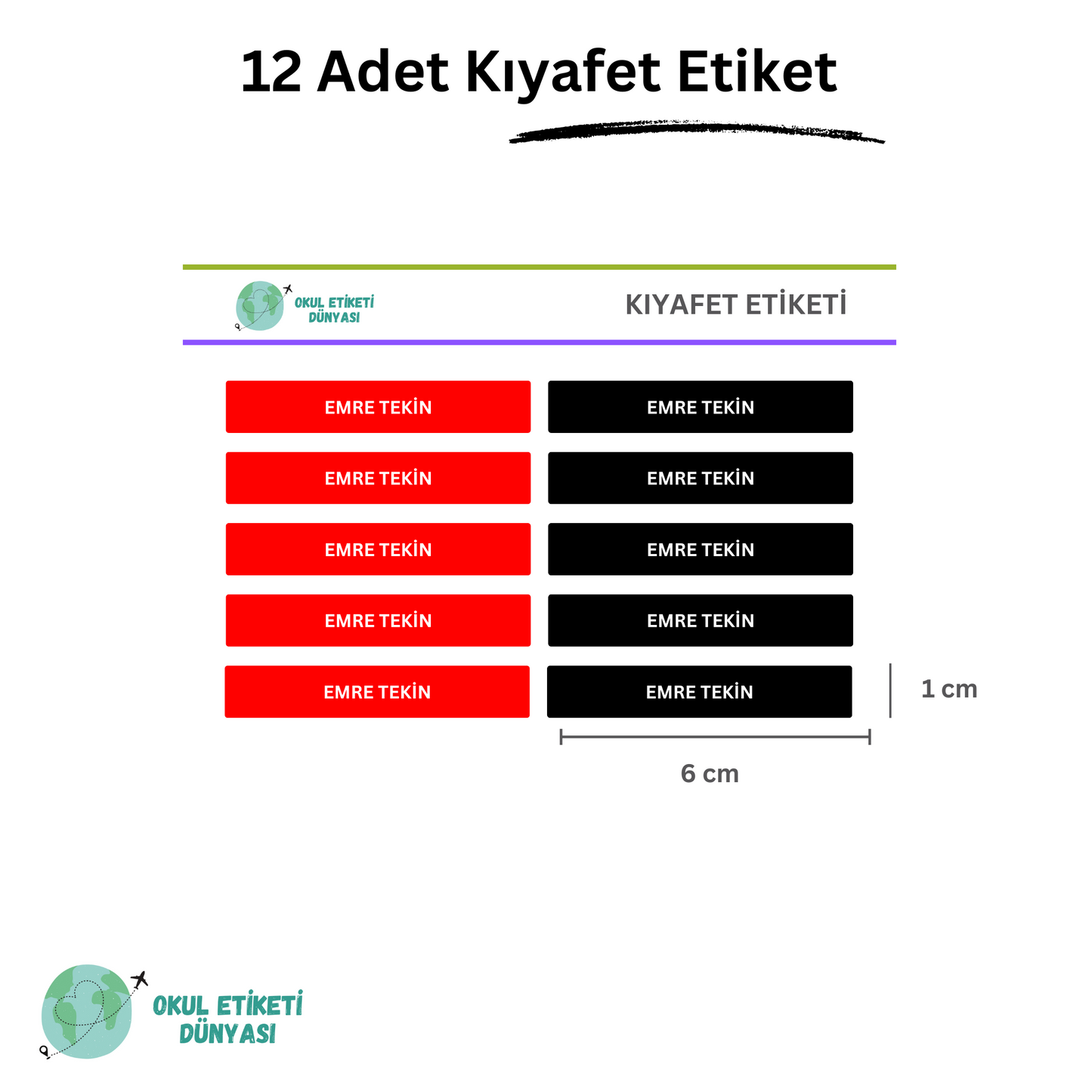 Snopy Okul Etiketi Seti